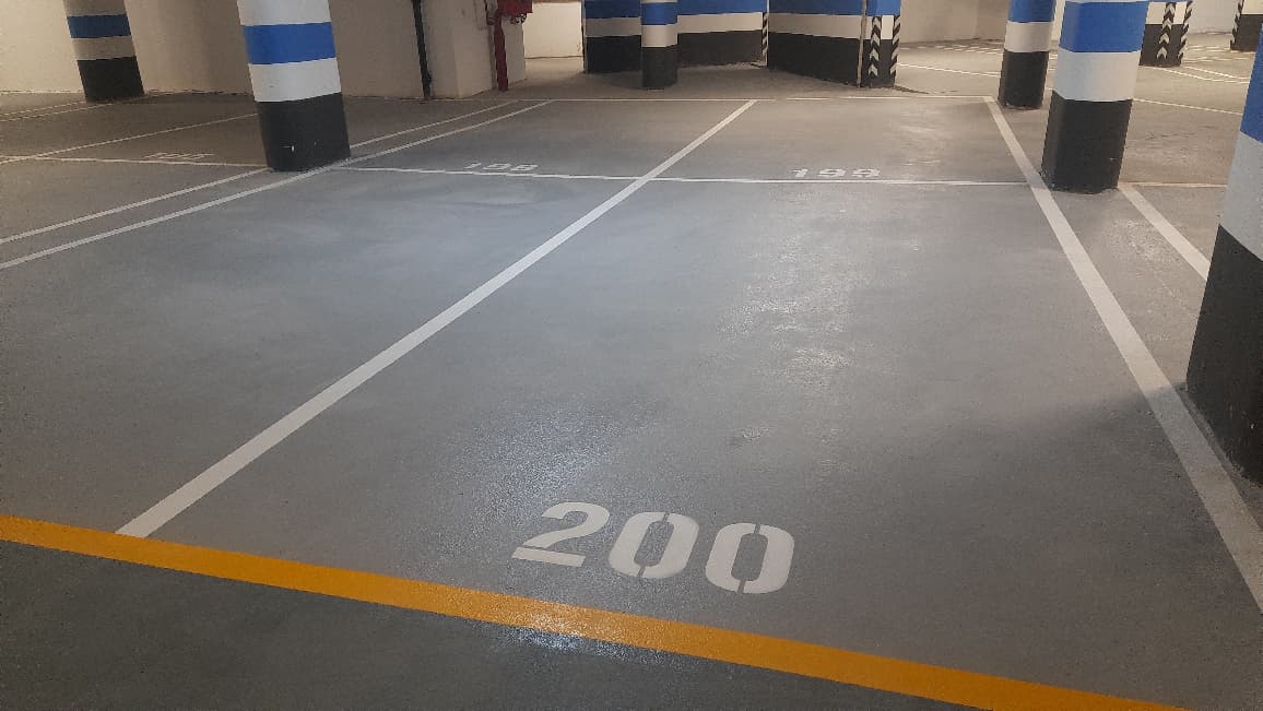 PU/ Epoxy Car park flooring 3